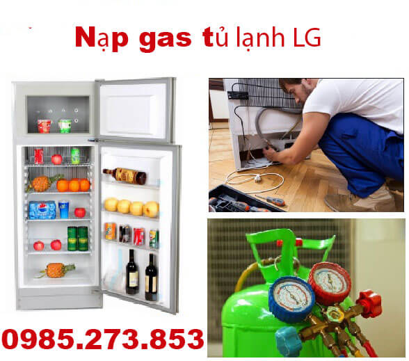 Nạp gas tủ lạnh LG
