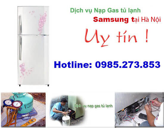 Nạp gas tủ lạnh Samsung