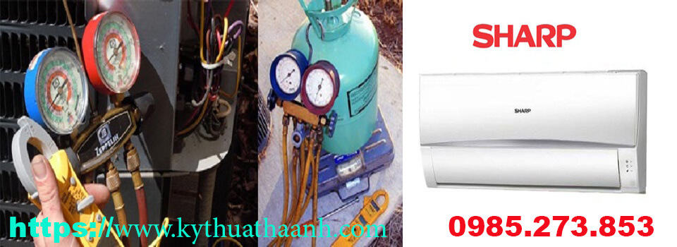 Nạp gas điều hòa Sharp