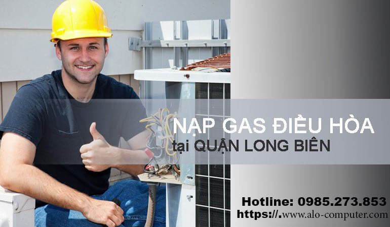 Nạp gas điều hòa tại Long Biên