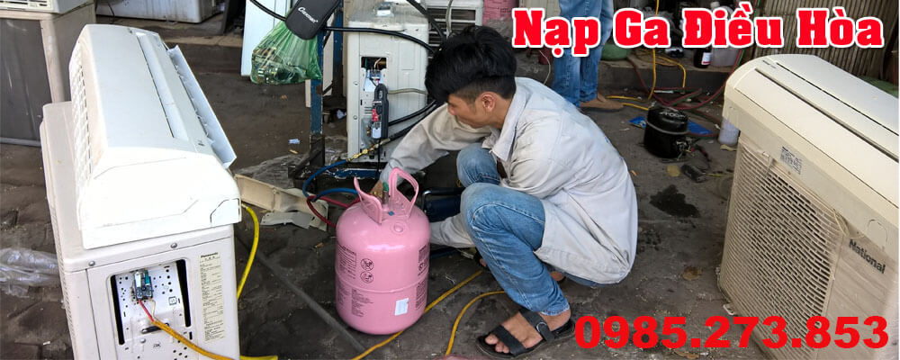 Nạp gas điều hòa tại nhà